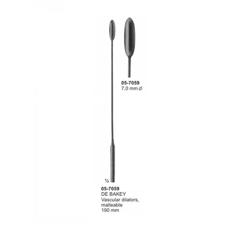 DE BAKEY Vascular Dilators Malleable diameter 7,0mm length 190 mm