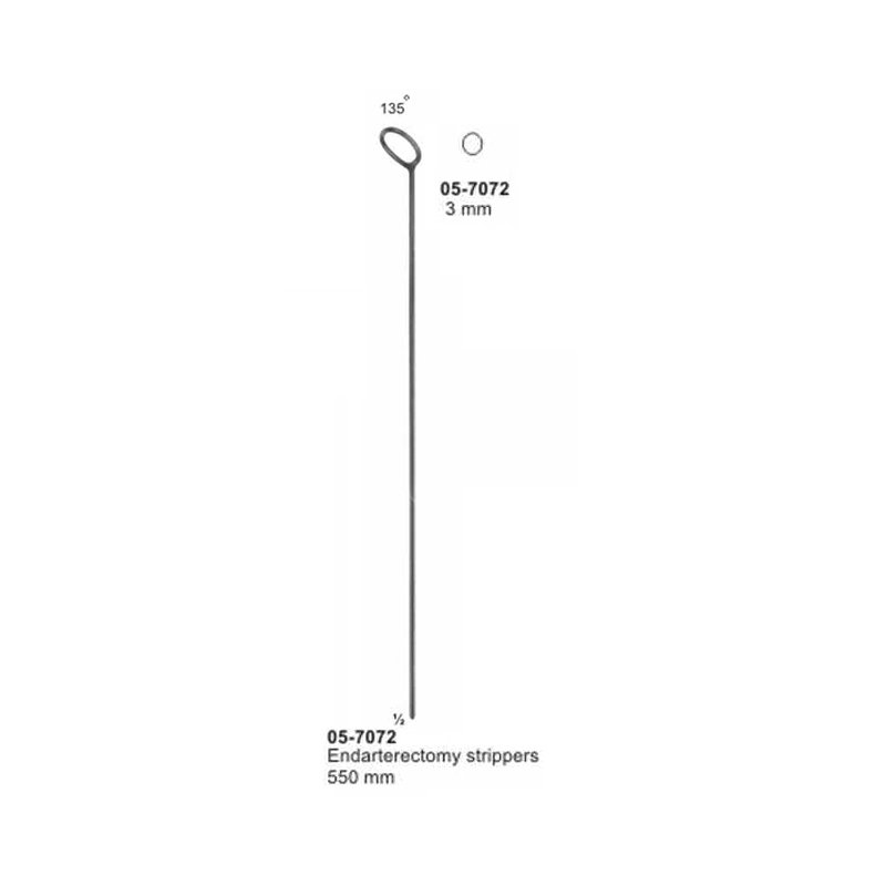 Endarterectomy Strippers Tourniquets length 3 mm