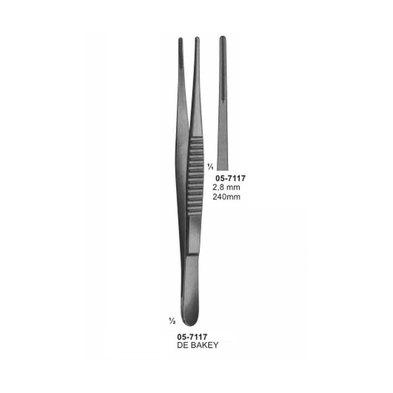 DE BAKEY Atraumata Dissecting Forceps 2.8 mm Length 240 mm