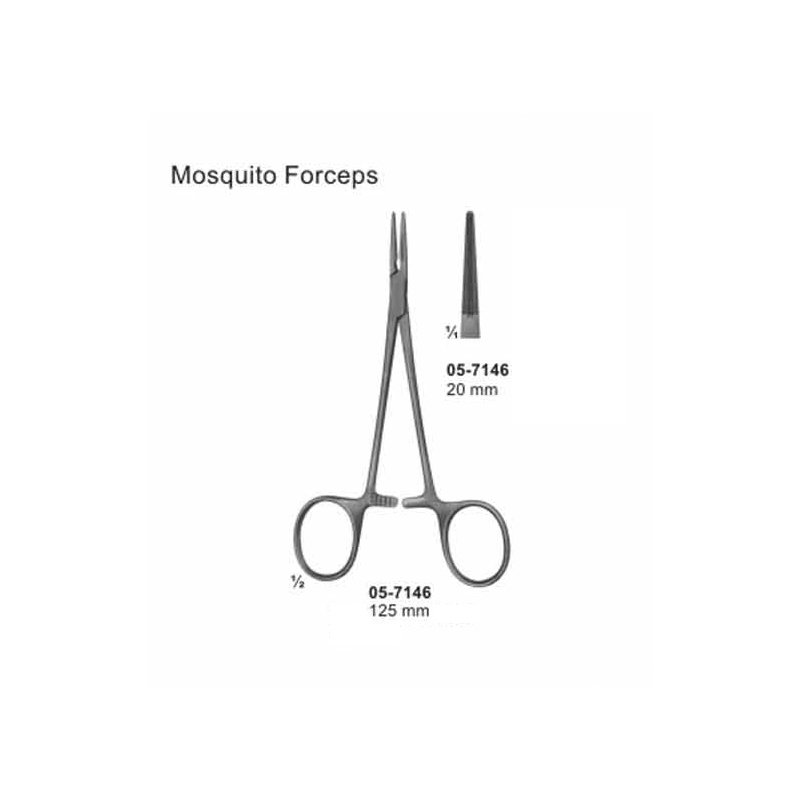Mosquito Forceps Haemostatic Forceps 20mm Length 125 mm