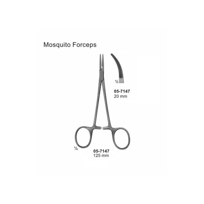 Mosquito Forceps Haemostatic Forceps 20mm Length 125 mm
