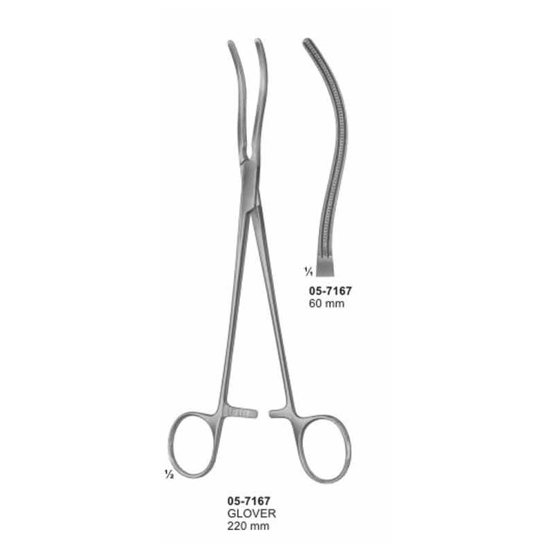 DE BAKEY GLOVER Ligature Forceps 60 mm Length 220 mm