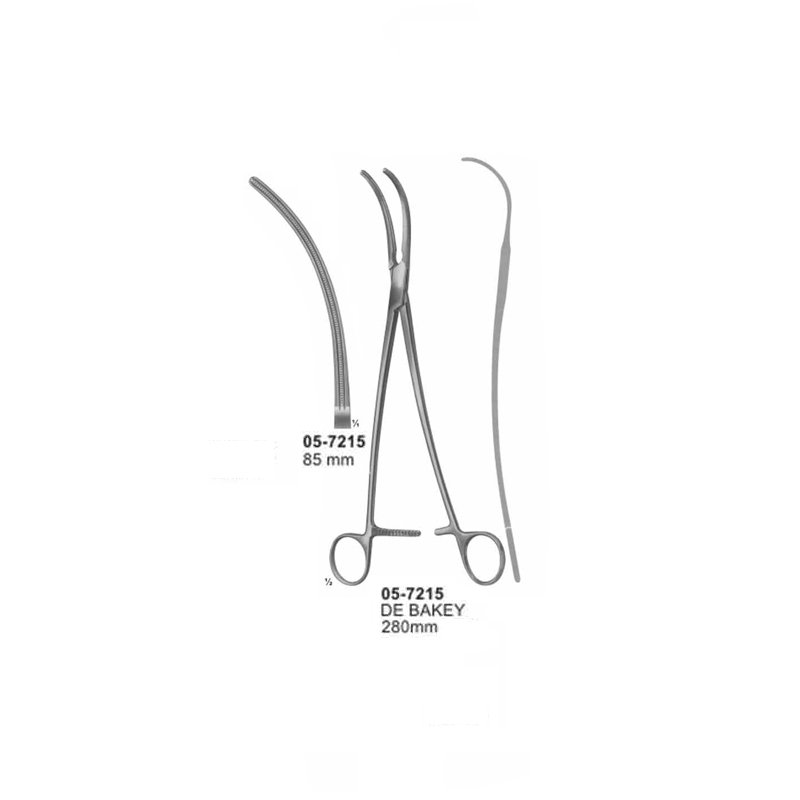 DE BAKEY Aneurysm Clamps 85 mm Length 280 mm