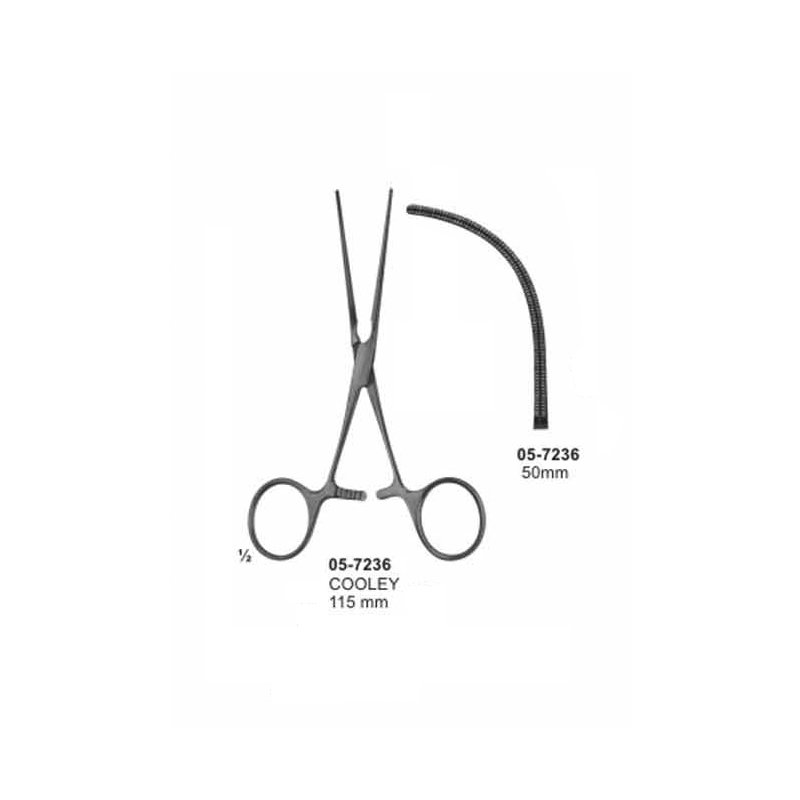 COOLEY Anastomosis Clamps Pediatric Type 50 mm Length 115 mm
