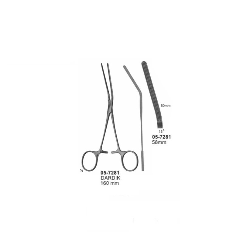 Dardik Multi-Purpose Clamps 160 mm Angled 15 Degree