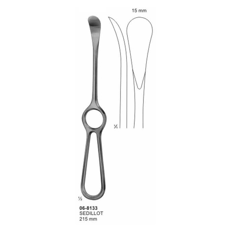 Sedillot Raspatories 215 mm