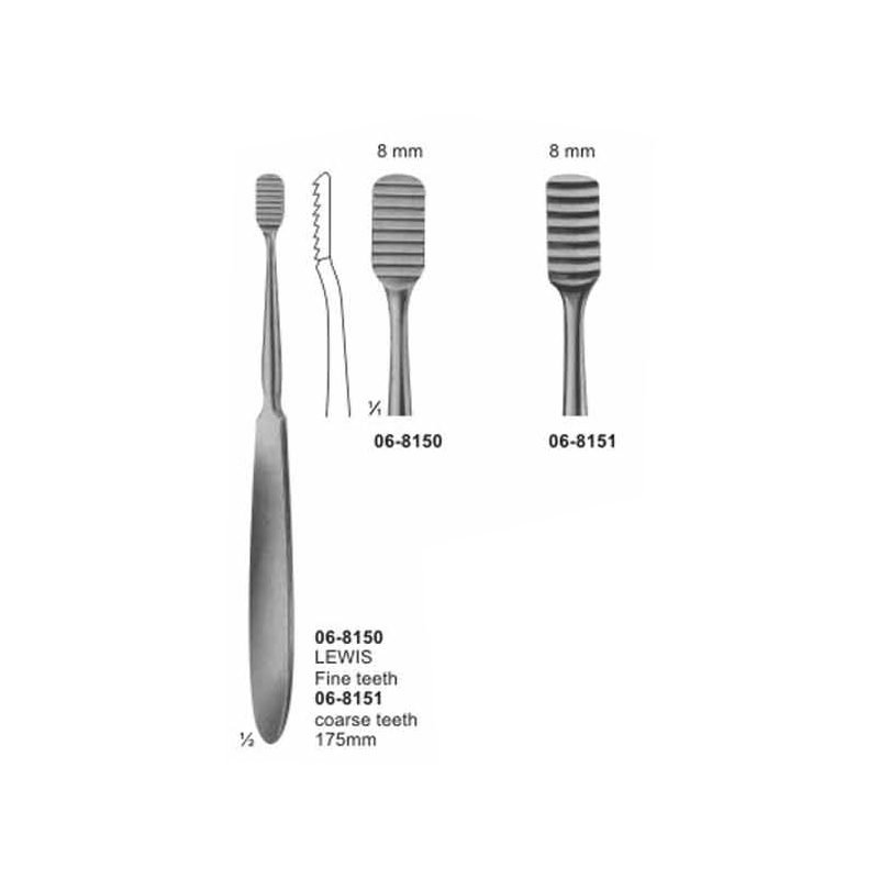 Lewis Bone File And Rasps 175 mm