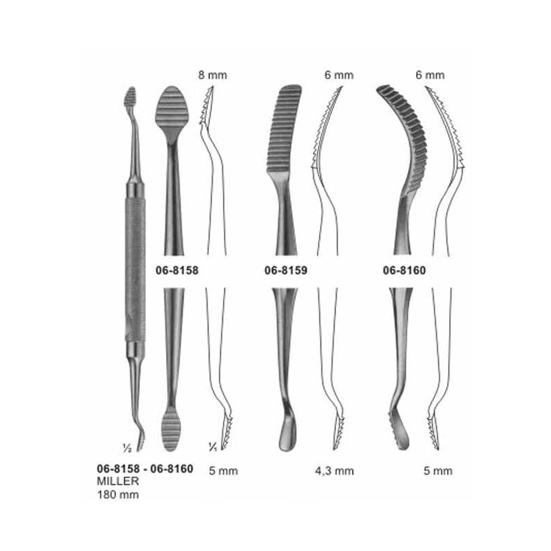 Miller Bone File And Rasps 180 mm