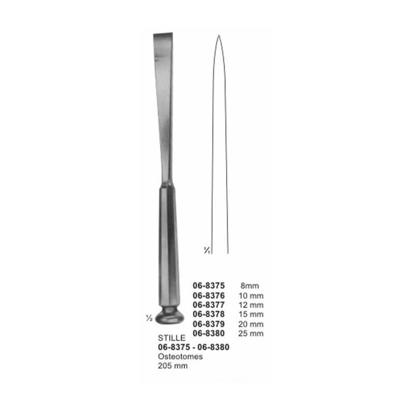 Stille Surgical Osteotomes 205 mm