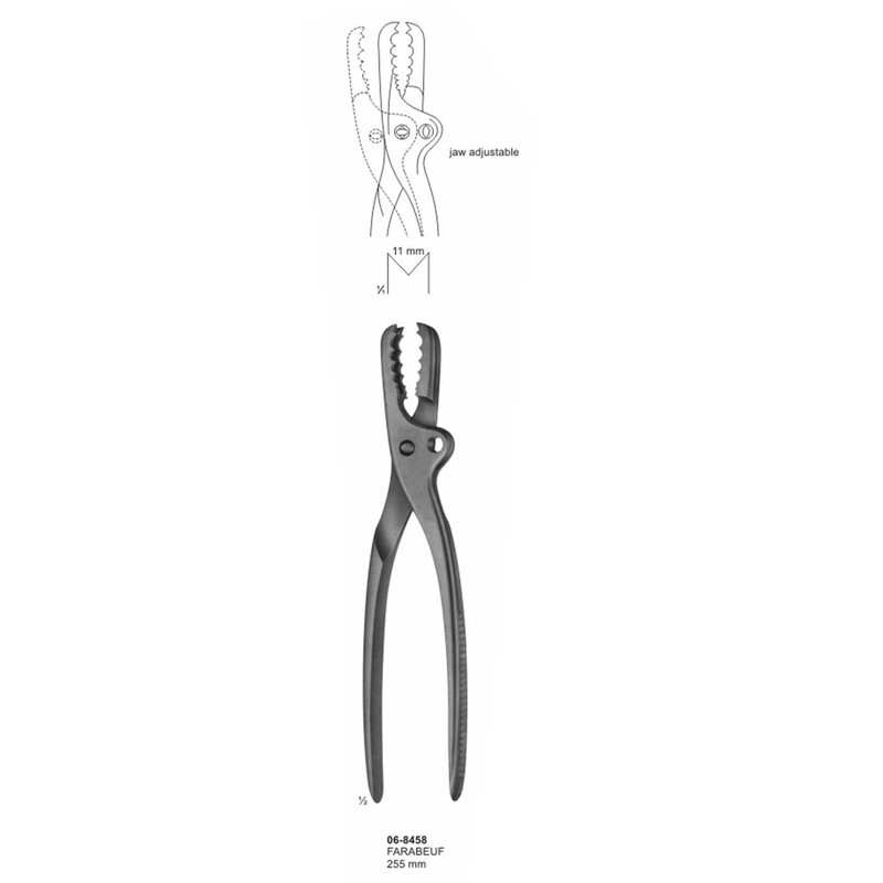 Farabeuf Bone Holding Forceps 255 mm