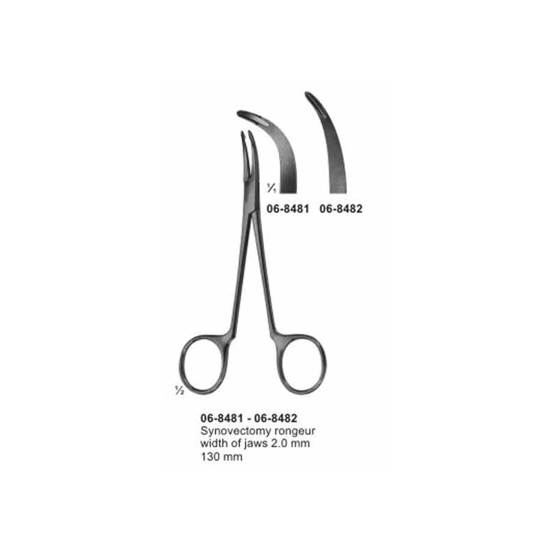 Synovectomy Rongeurs Width Of Jaws 2.0 mm
