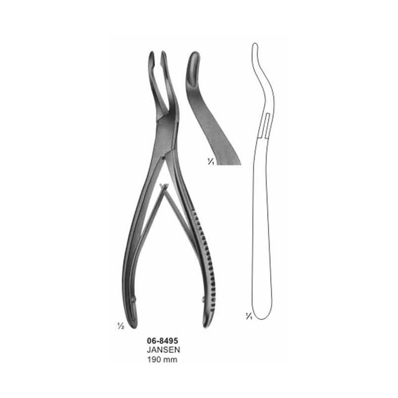 Jansen Bone Rongeurs 190 mm