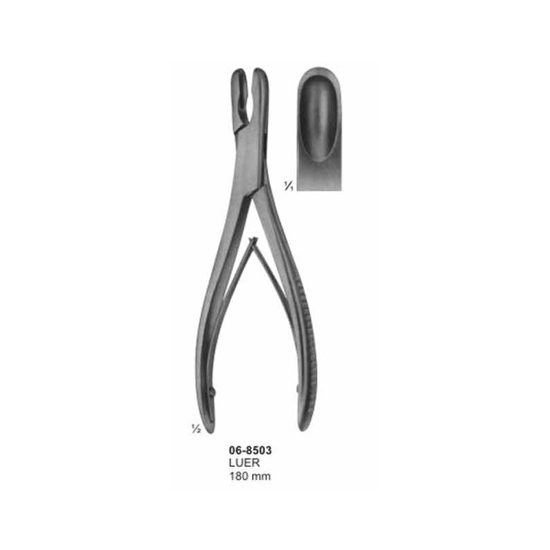 Luer Bone Rongeurs Straight 180 mm