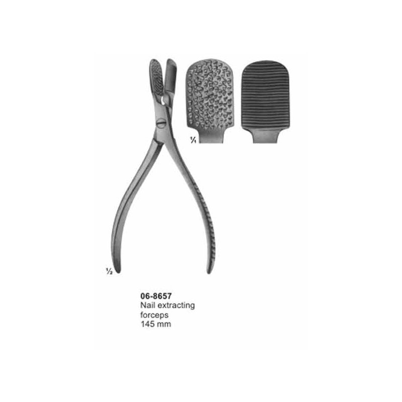 Nail Extracting Forceps Finger Nail Instruments 145 mm
