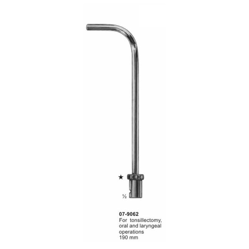 Suction Instruments For Tonsillectomy Oral And Laryngeal Operation 190 mm