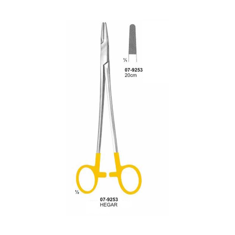 Hegar Needle Holders With TC Inserts 20 cm