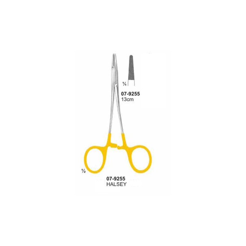 Halsey Needle Holders With TC Inserts 13 cm