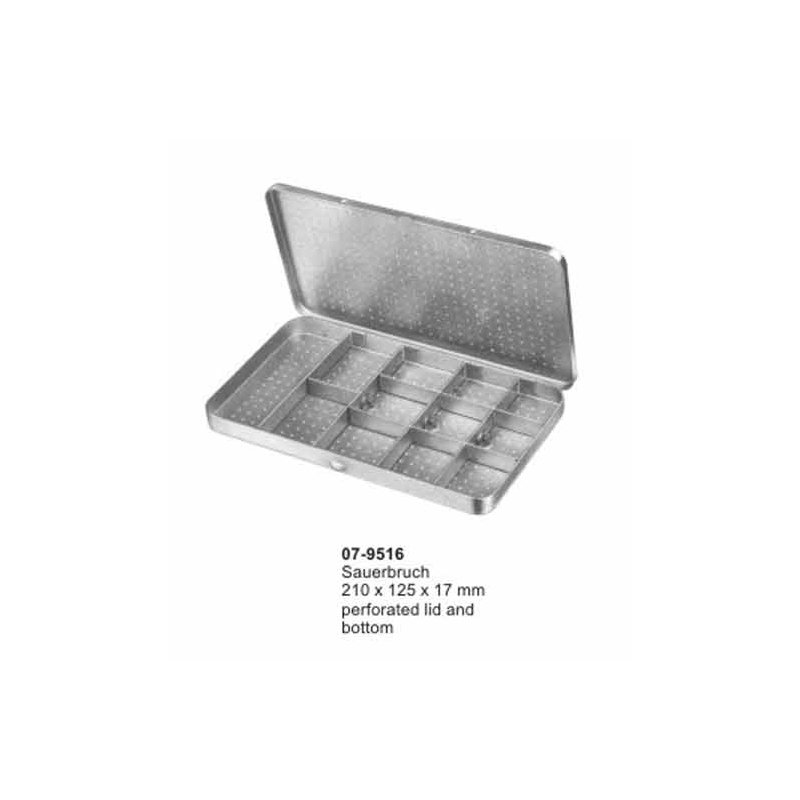 Sauerbruch Needle Cases Perforated Lid And Bottom