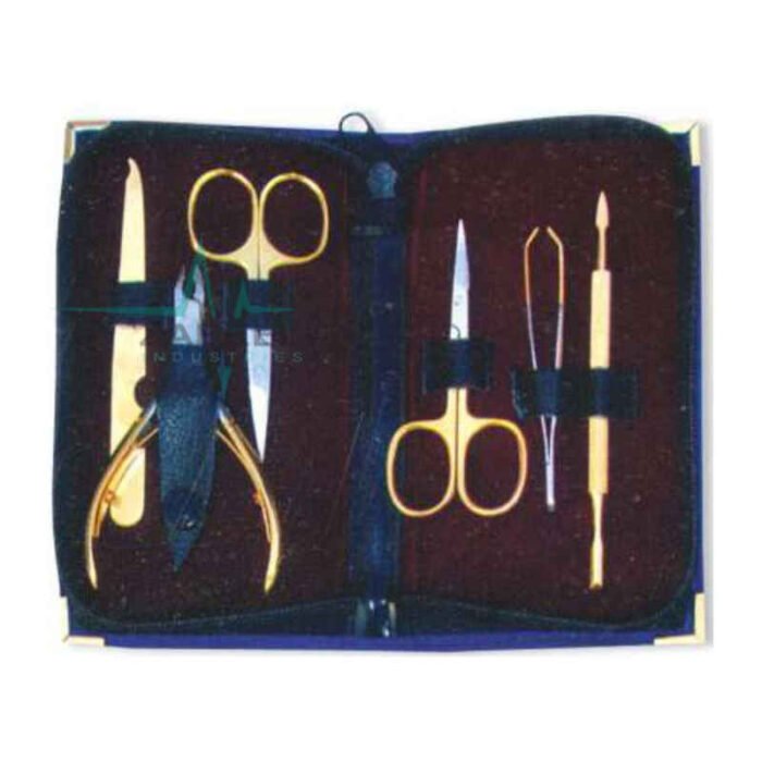 6 Pcs Professional Stainless Steel Manicure Kit Zabeel