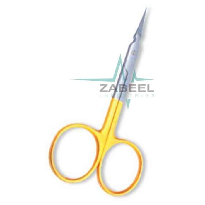 Arrow Point Scissor Half Gold ZaBeel
