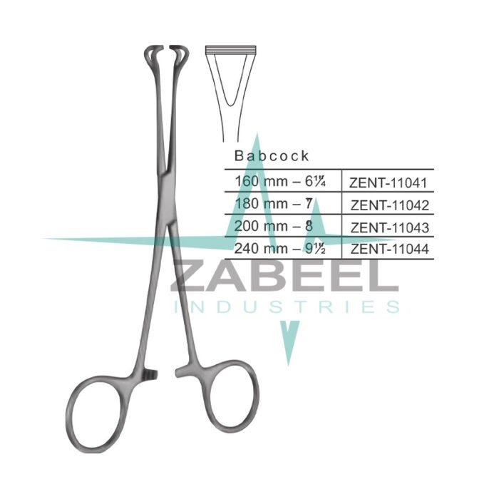 Babcock Intestinal Holding Forceps Zabeel