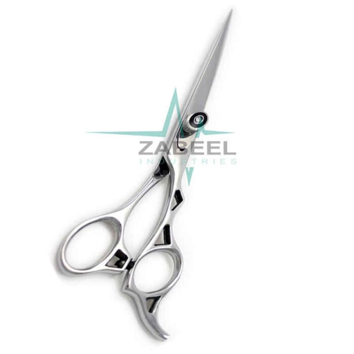 Barber Hair Dressing Razor Edge Scissor Silver Zabeel