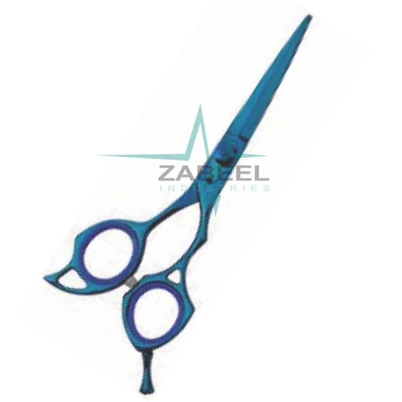 Barber Hair Dressing Scissor Blue Color ZaBeel