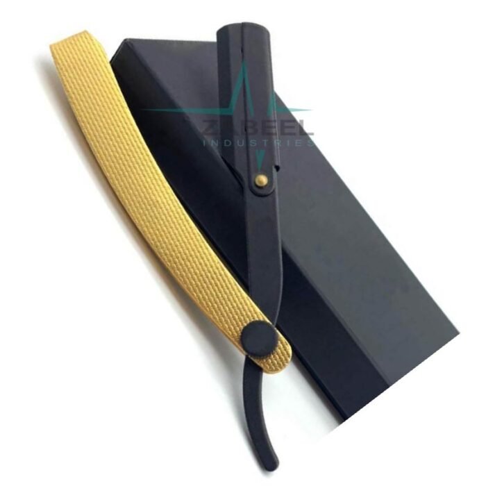 Barber Shaving Razor Black & Gold Color With Box Zabeel