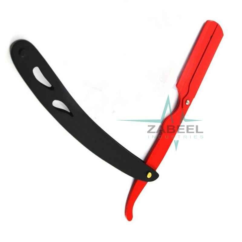 Barber Shaving Razor Red & Black ZaBeel