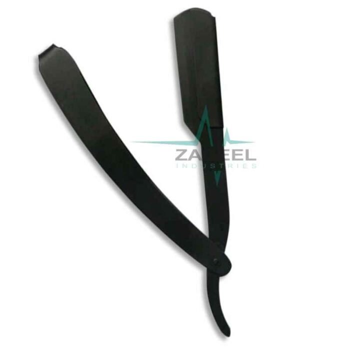 Barber Shaving Straight Razor For Men Black Color ZaBeel