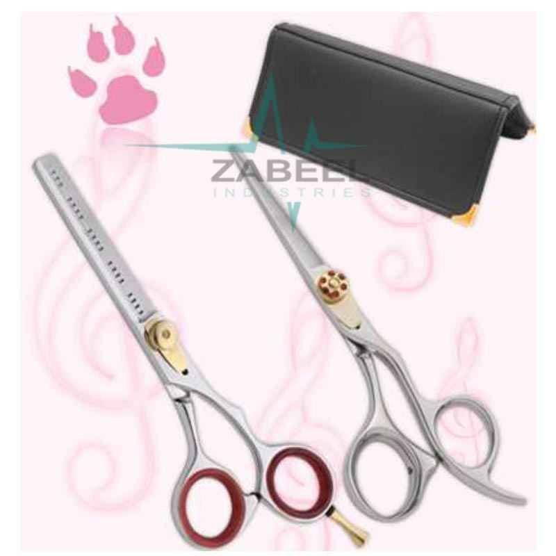 Barber Shears Kits Two Scissors With Case ZaBeel