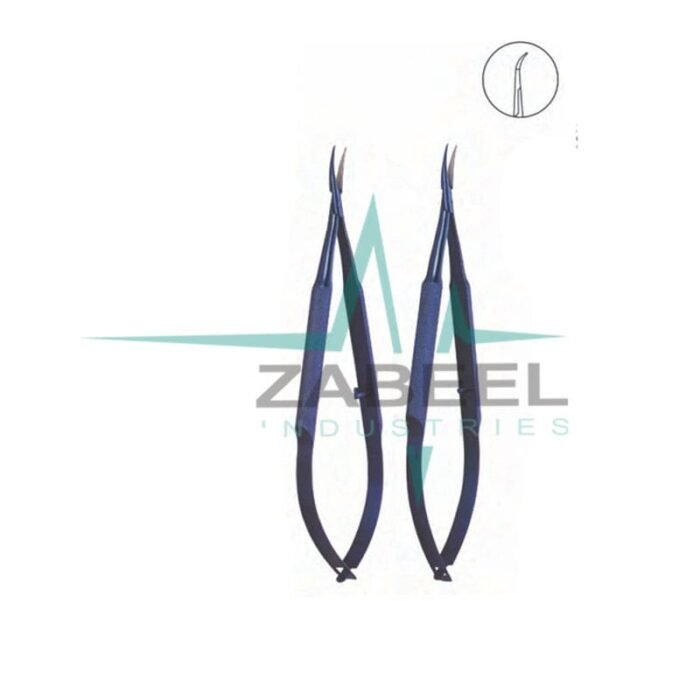 Barraquer Needle Holder-Curved ZaBeel-min