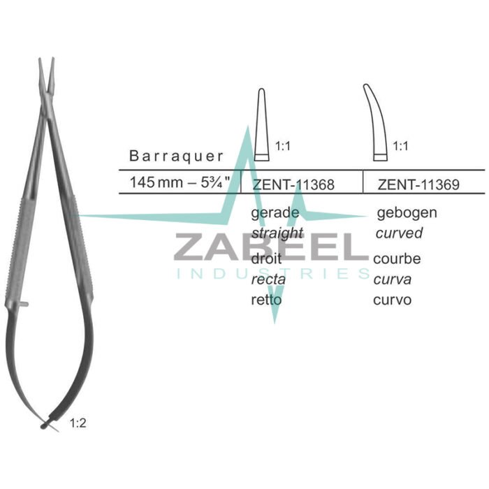 Barraquer Needle Holders Zabeel