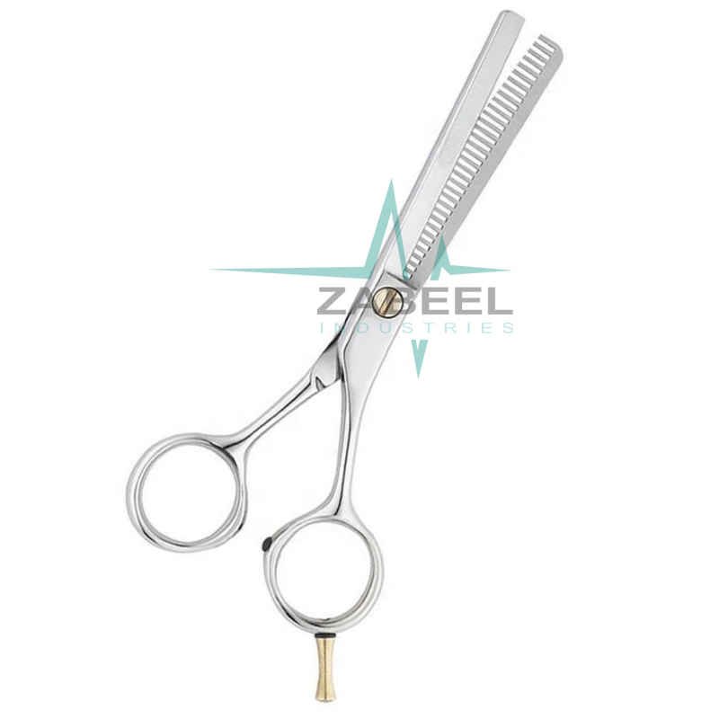 Best Stainless Steel Barber Scissors Set with Leather Case ZaBeel