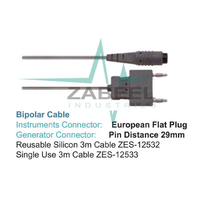 Bipolar Cable Electrosurgical Cable Zabeel