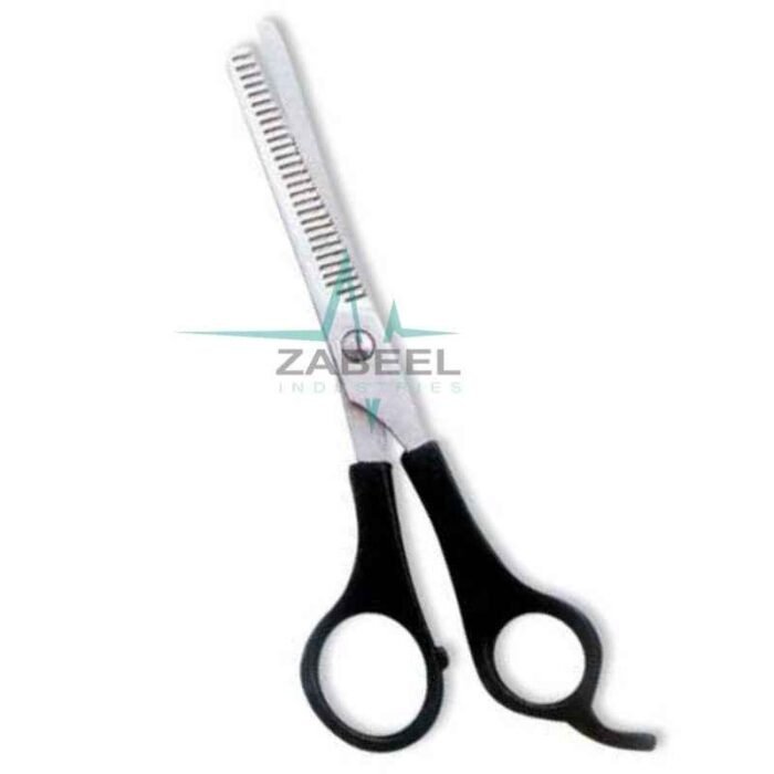 Black Plastic Handle Scissors Thinner ZaBeel