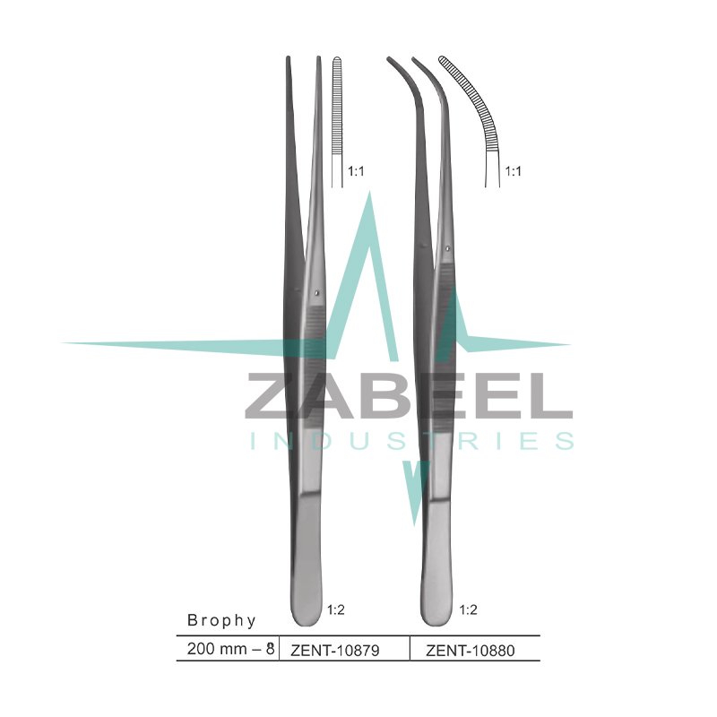 Brophy Dressing Forceps Zabeel