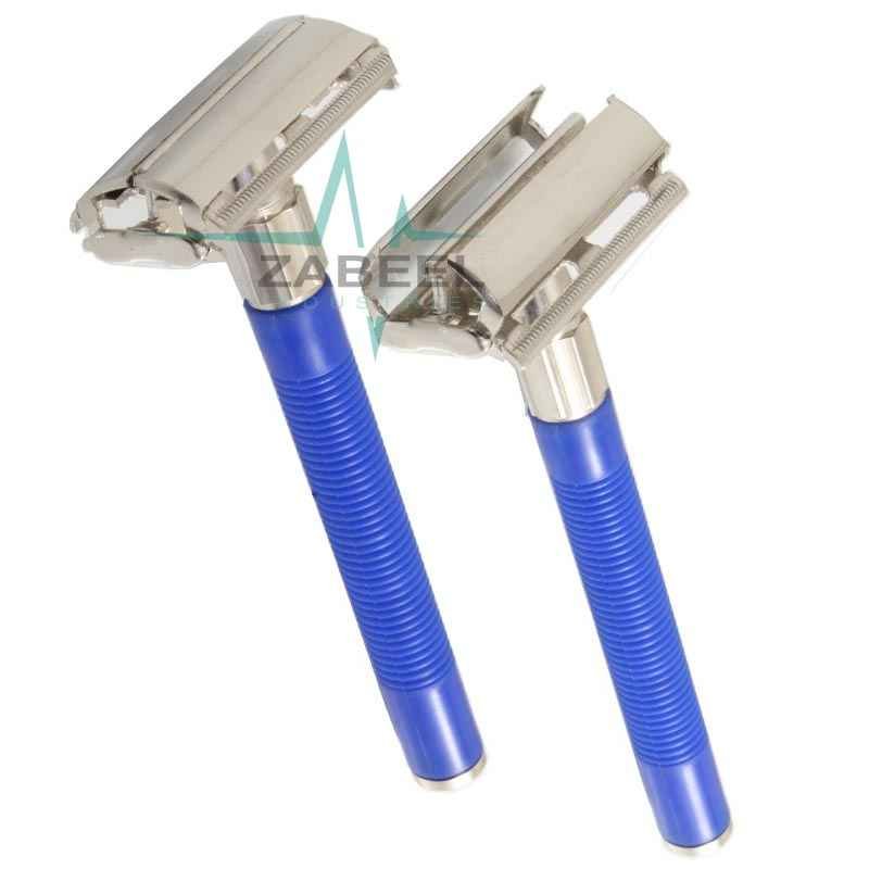 Butterfly Safety Razor Blue Handle ZaBeel