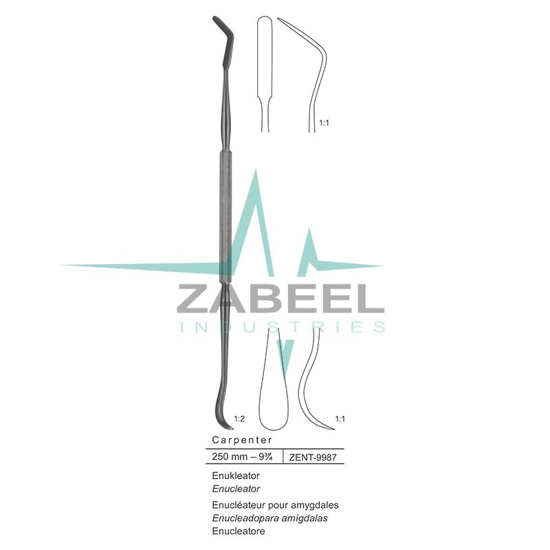 Carpenter Tonsil instruments Zabeel