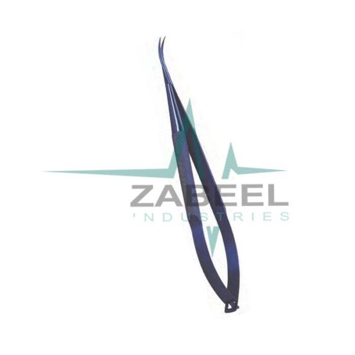 Castroviejo Curved Corneal Scissors ZaBeel-min