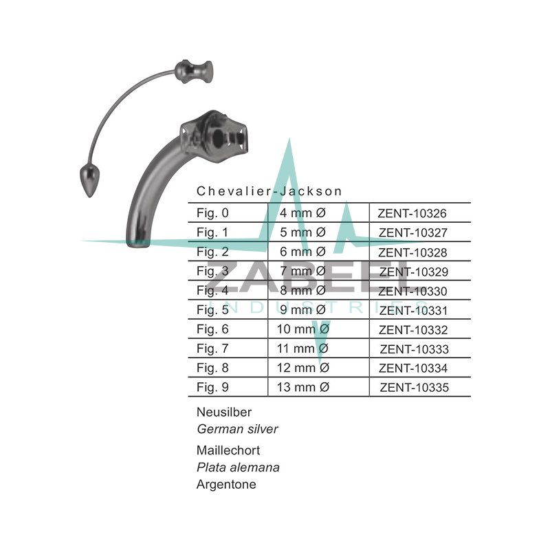 Chevalier - Jackson Trachea Tubes Zabeel