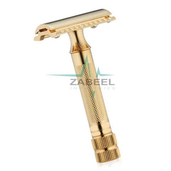 Classic 3 Piece Double Safety Razor Gold ZaBeel Classic 3 Piece Double Safety Razor Gold ZaBeel