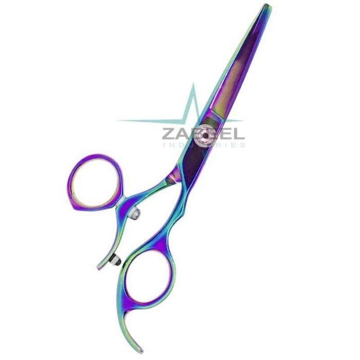 Color Coated Hairdressing Cutting Shear Swivel Scissors Zabeel