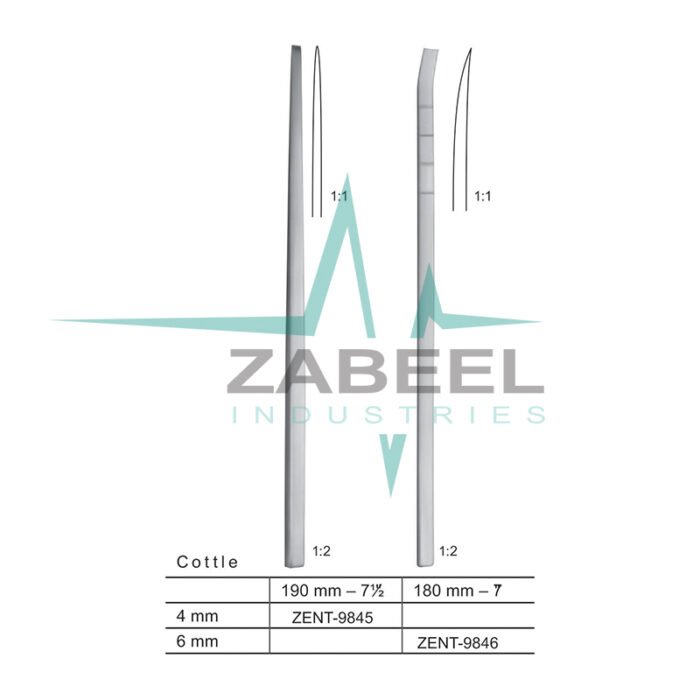 Cottle Chisels Osteotomes For Rhinoplasty Zabeel