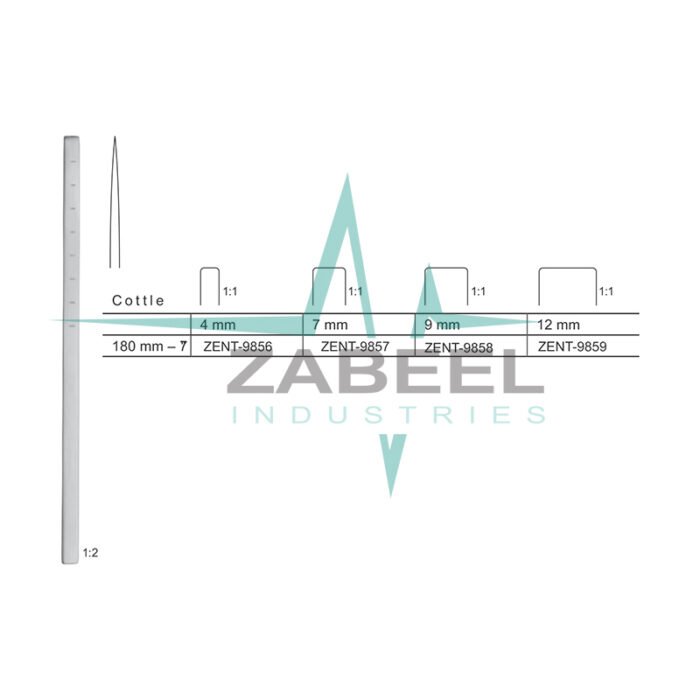 Cottle Chisels Osteotomes For Rhinoplasty Zabeel