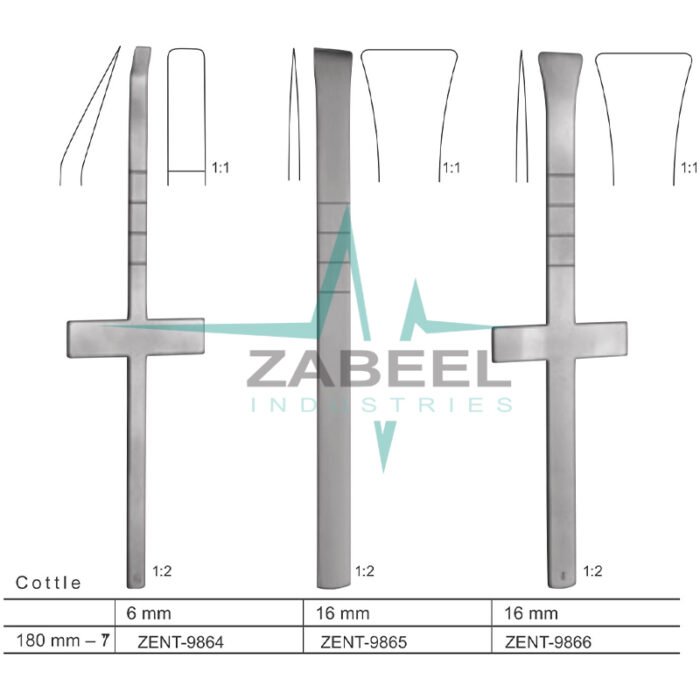 Cottle Chisels Osteotomes For Rhinoplasty Zabeel