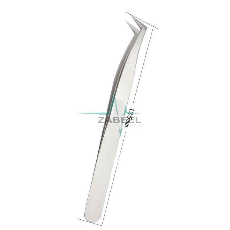 Curved Pointed Eyebrow Tweezers ZaBeel
