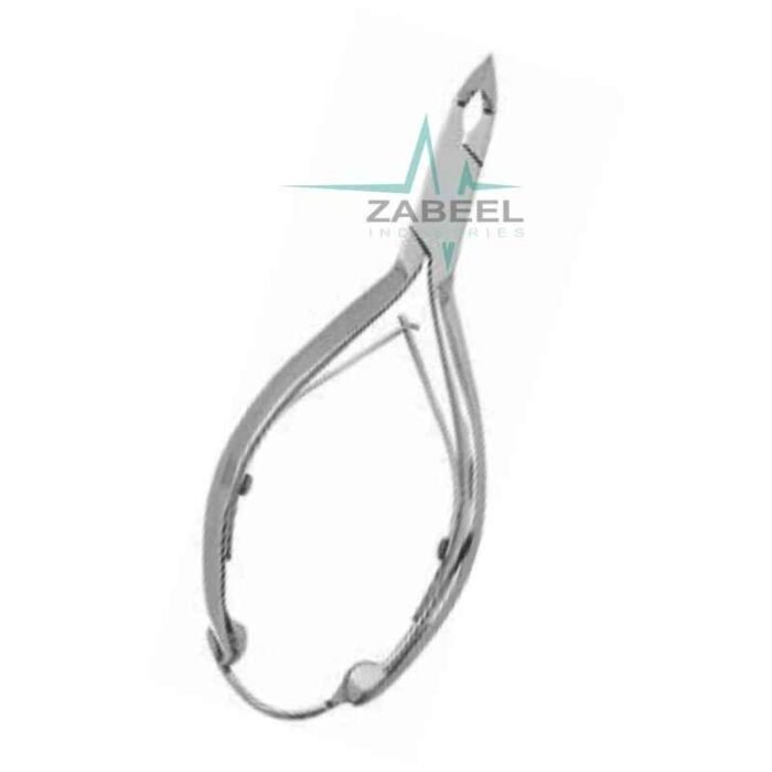 Cuticle Clippers French Pattern with Lock ZaBeel