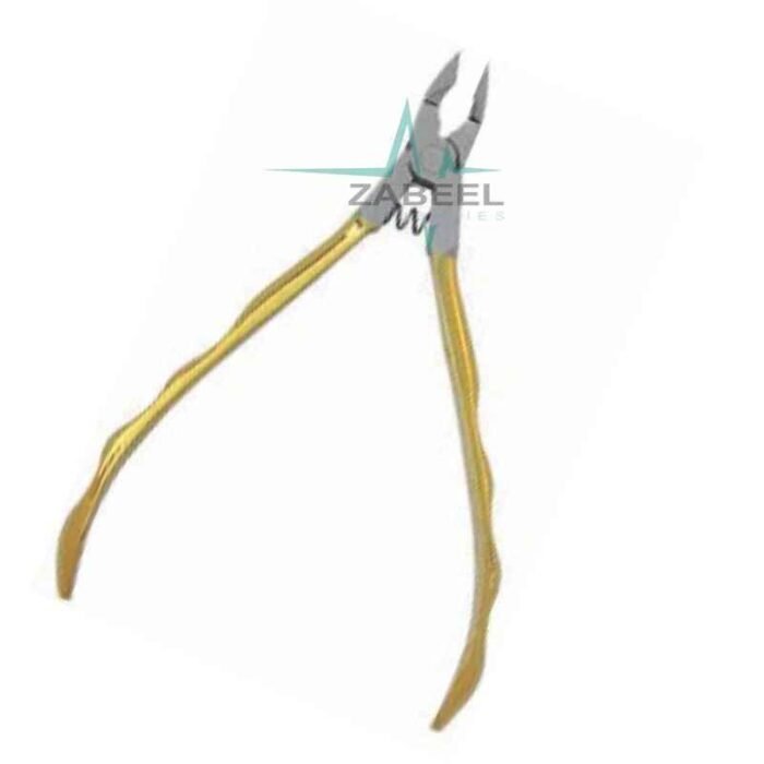 Cuticle Clippers Italian Design Gold Plated ZaBeel