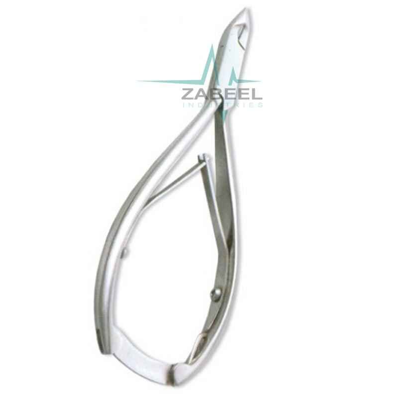 Cuticle Nipper Double Spring W/Lock Mirror Finish ZaBeel